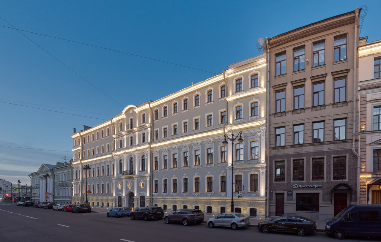 фасад дома, здание по адресу г Санкт-Петербург, ул Миллионная, д 6